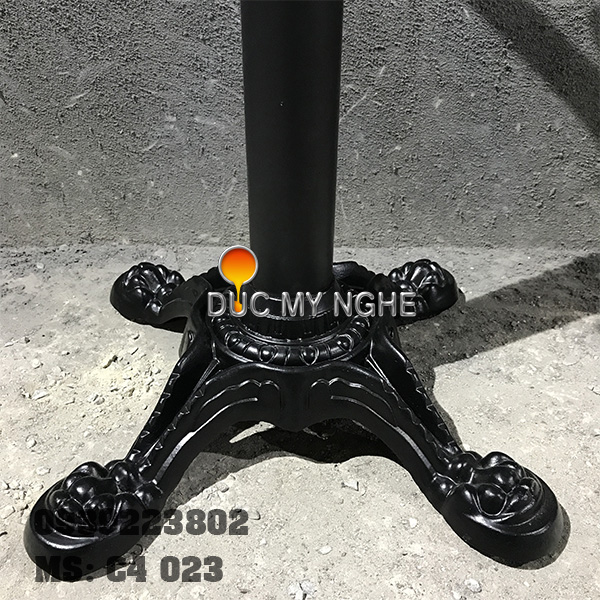 Chân bàn 4 chân ống sắt gang đúc giá rẻ C4 023